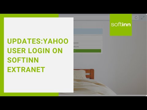 Updates: Yahoo User Login on Softinn Extranet (Hotel Booking Engine)