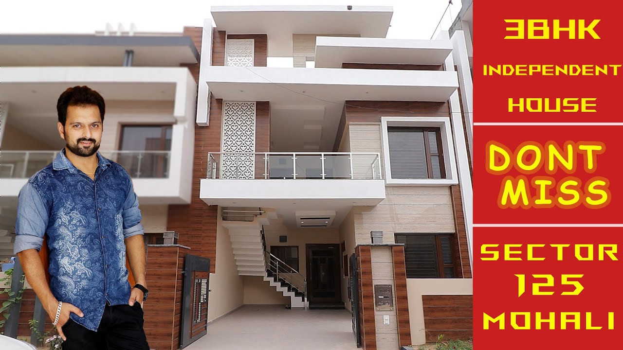 3bhk Independent House For Sale In Mohali Luxury Villa Design Kothi