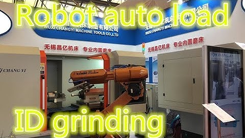 CNC GRINDER robot arm auto loading and unloading MK2110