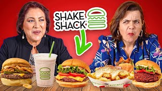 Is Shake Shack Better Than InNOut? | Mexican Moms Try