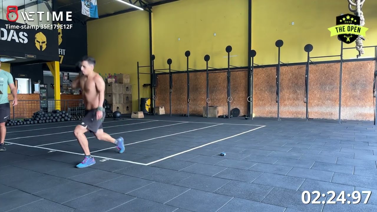 Wheelwod CrossFit open 26.2 Extremidade superior 2 pontos de contato
