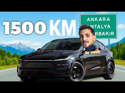 TESLA MODEL Y JUNİPER İLE 1500 KM YOL YAPTIM! (Kaç TL Harcadım?)
