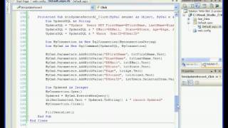 Visual Basic  2008 visual studio Information