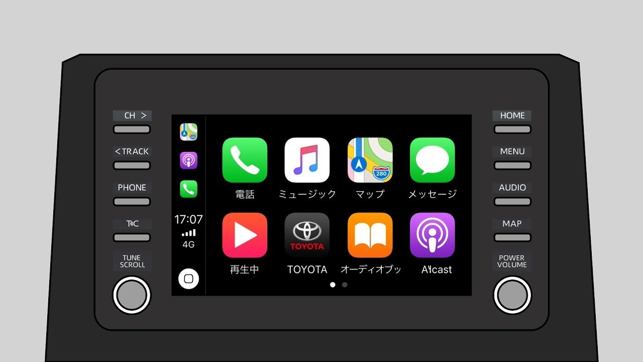 Creer CarPlay audioクレエ　デスプレイオーディオC0147