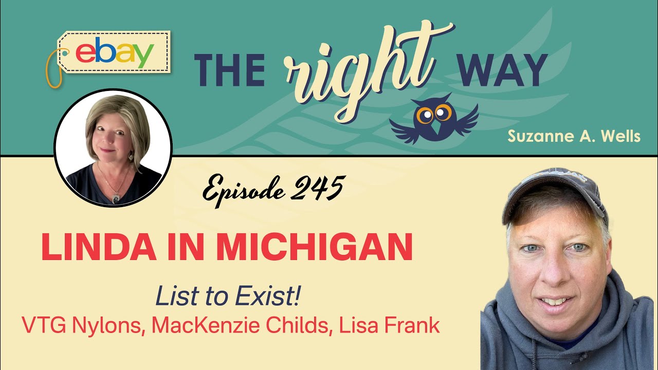 eBay Seller Chat w/ Linda in Michigan:  List to Exist!  An Intriguing Mix of Collectibles 🙌
