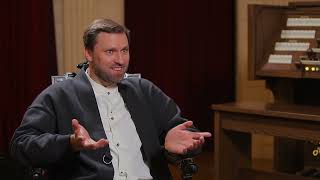картинка: Органист Лука Гаделия. Интервью в Театре Старого парка.