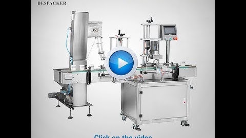 Auto caps feeding and capping machine