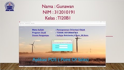 Project Aplikasi UAS POS(Point OF Sales) Dengan Program Delphi 10.3 dan SQL Server