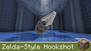 New Zelda Style Hookshot In Vanilla Minecraft | Showcase [English]