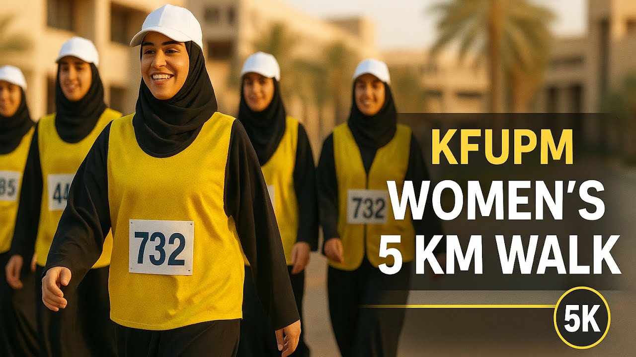 5 KM Walk for Women at KFUPM | Life in Saudi Arabia SA | #KFUPM #walking