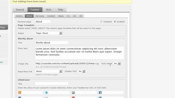 How to create and fill pages. | WordPress theme Portfolius v.7