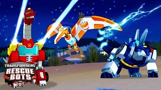 Transformers: Rescue Bots | Dinobots!  | Desenho infantil | Transformers para crianças