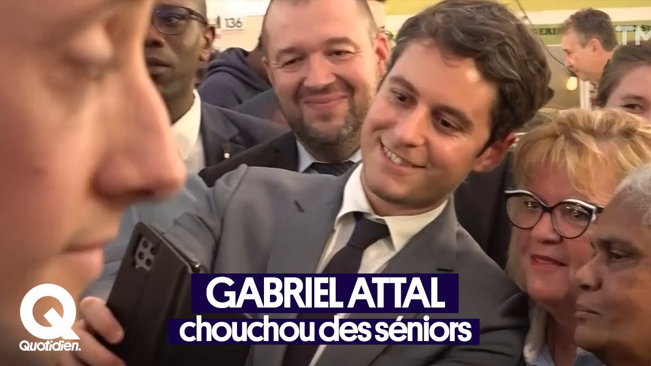 Gabriel Attal sponsorisé par les téléphones à clapet