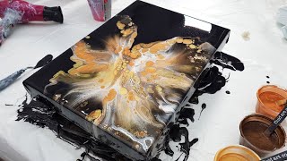 : 2 STUNNING Blowouts - Acrylic Pour Painting - Abstract Fluid Art