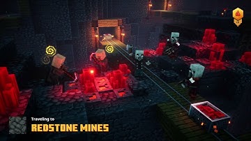 Minecraft dungeons Redstone mines (Full walkthrough)