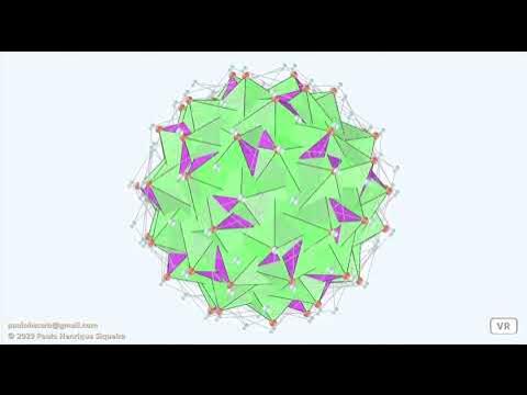 O grande icosidodecaedro snub e seu dual The great snub