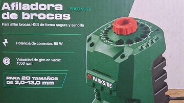 Parkside Drill bit sharpener/ Afilador de brocas