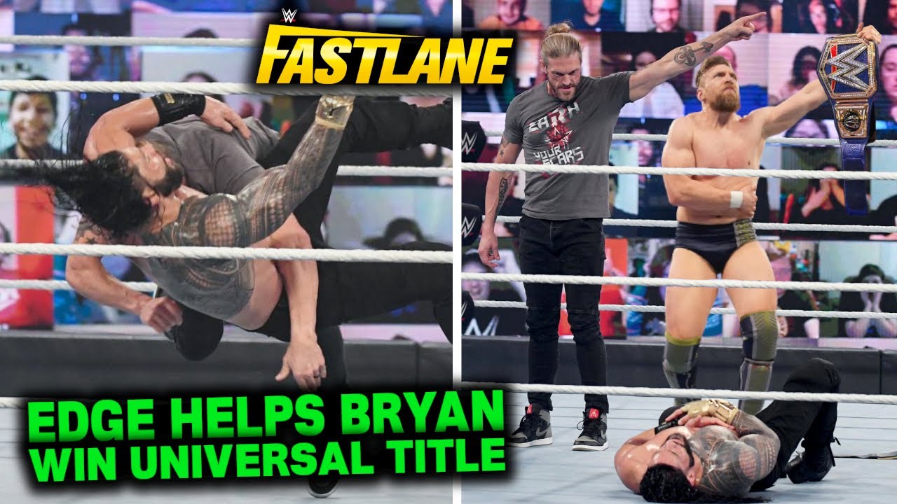 Edge Attacks Roman Reigns & HELPS Daniel Bryan Win Universal Title At WWE Fastlane 2021 Leaked!