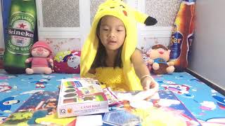 Thiên Kim Kids TV ❤ Em tập ghép hình xe trái tim ông mặt trời