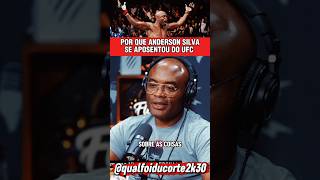 POR QUE ANDERSON SILVA SE APOSENTOU DO UFC #shorts #flow #ufc #andersonsilva