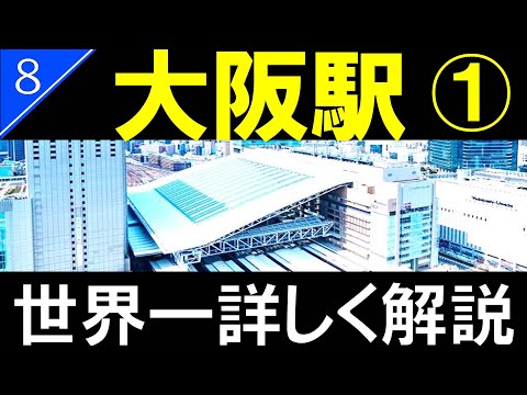 【駅探訪8】大阪駅 前篇(JR大阪駅 ノースゲートビルディング)/Osaka Station【4K解説】