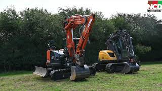 Mecalac Skid excavator Vs Standard Excavator by NCD EQUIPMENT 256,468 views 3 years ago 6 minutes, 17 seconds