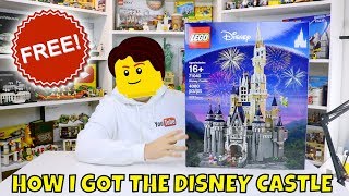 HOW I GOT THE LEGO DISNEY CASTLE FOR FREE - A FREE $400 LEGO SET