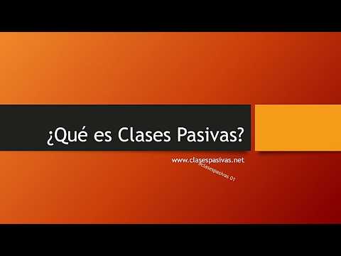 Qué es Clases Pasivas