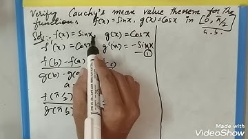 How to verify Cauchy