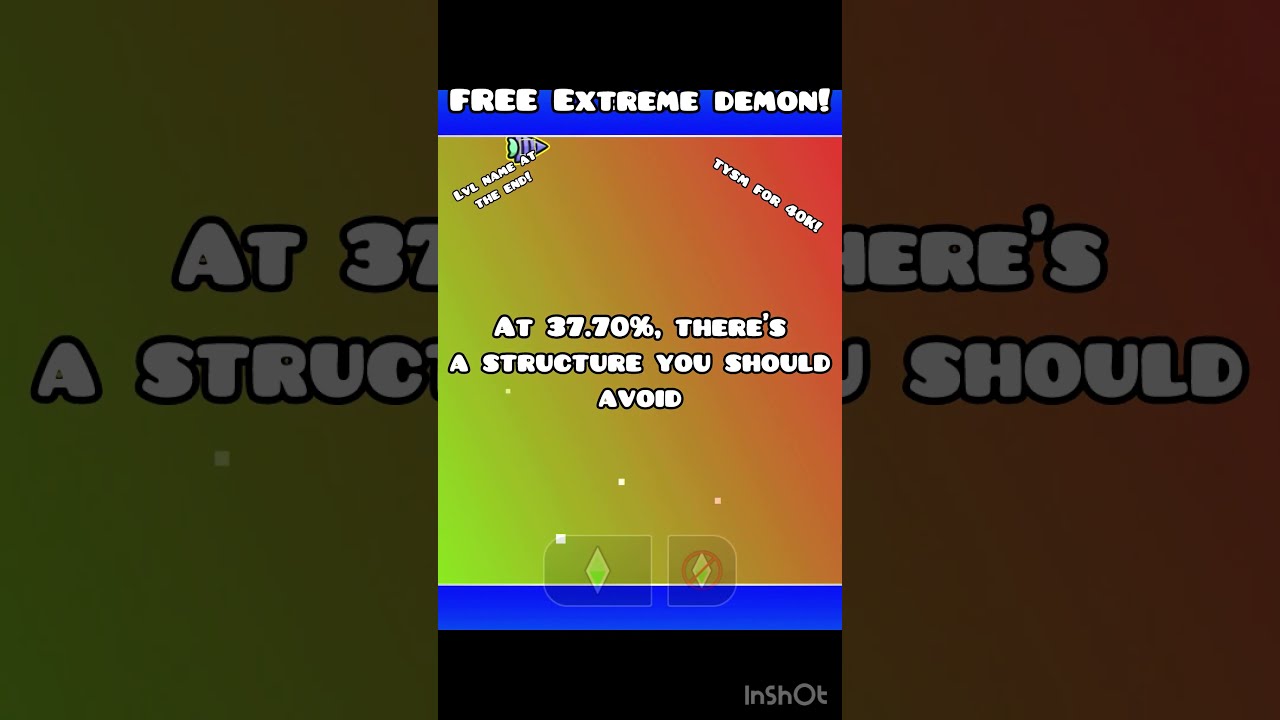 FREE Extreme Demon 40k Special Secret Way Geometrydash Gd Shorts