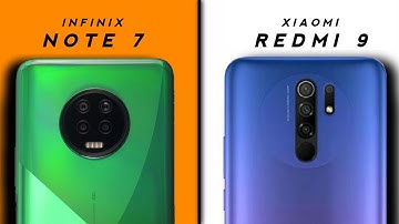Redmi 9 Vs Infinix Note 7 - Full Comparison Hindi