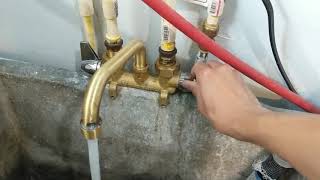 Laundry/Utility Sink Leaking Seat and Spring Replacement