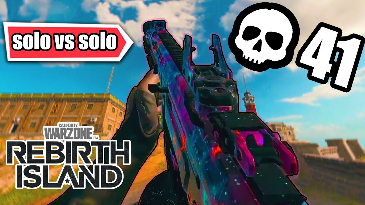 MON RECORD SUR REBIRTH ISLAND - 41 KILL SOLO VS SOLO (WARZONE 3) - YouTube