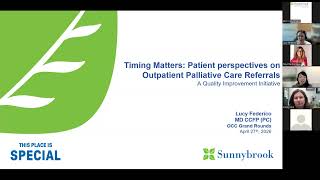 Oncology Grand Rounds: Timing Matters: A Quality Improvement Initiative - April 27, 2026