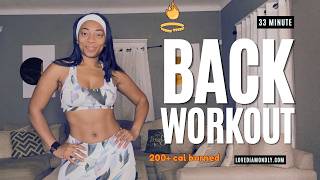 Burn Back Fat Fast with This 30 Min Dumbbell & Band Workout!