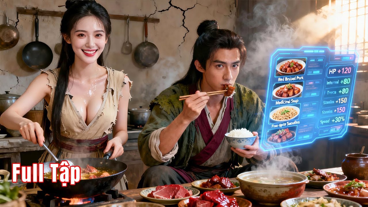 Chàng trai xuyên không về thời đói kém, mang theo hệ thống VIP giúp cả nhà vượt đói lấy được vợ đẹp - youtube