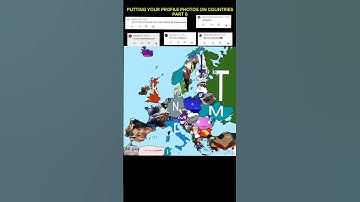 Putting your profile photos on countries part 6 #shorts #short #europe #mapping