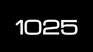 1025 Second Countdown Timer / NO SOUND