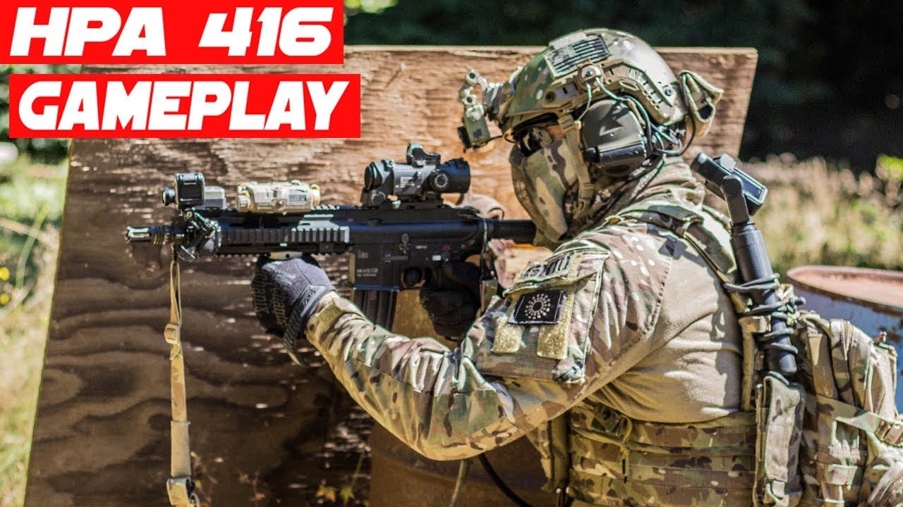 PolarStar H&K 416 Airsoft Gameplay T.A.A.G.S Kent Washington YouTube