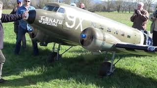 Essais moteurs du C 47 ENORMISSIME