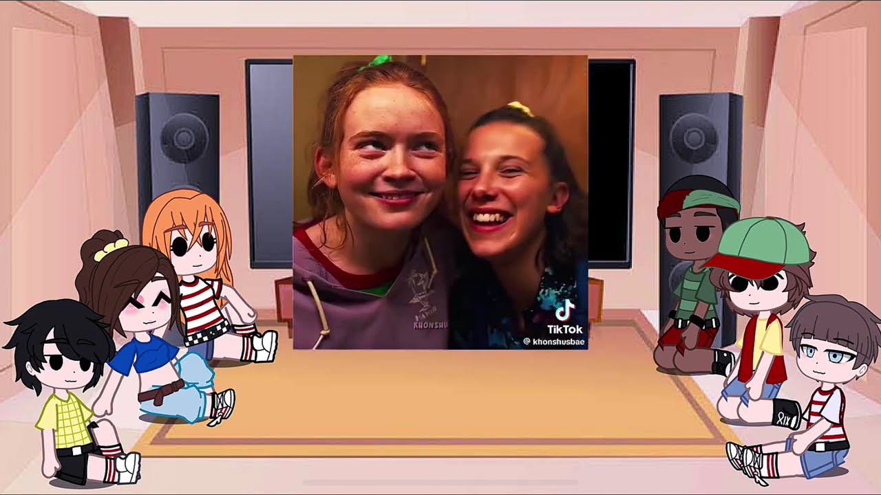 Stranger Things season 3 react to Elmax/gacha club.