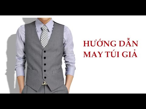 Bài 020 - Hướng dẫn may túi cơi giả cho áo khoác - quần tây I Cách mổ túi chuẩn đẹp | áo ghi lê nữ công sở đẹp
