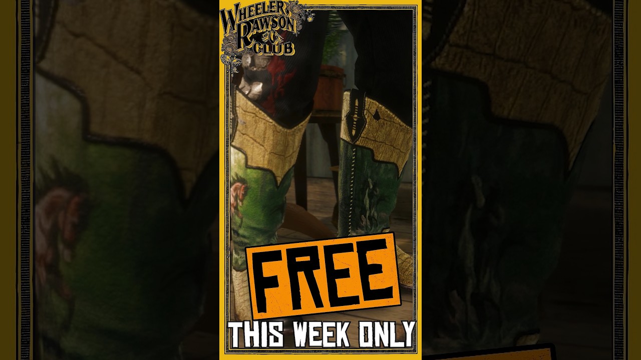 Получите бесплатную пару ботинок Callhoun на этой неделе в Red Dead Online