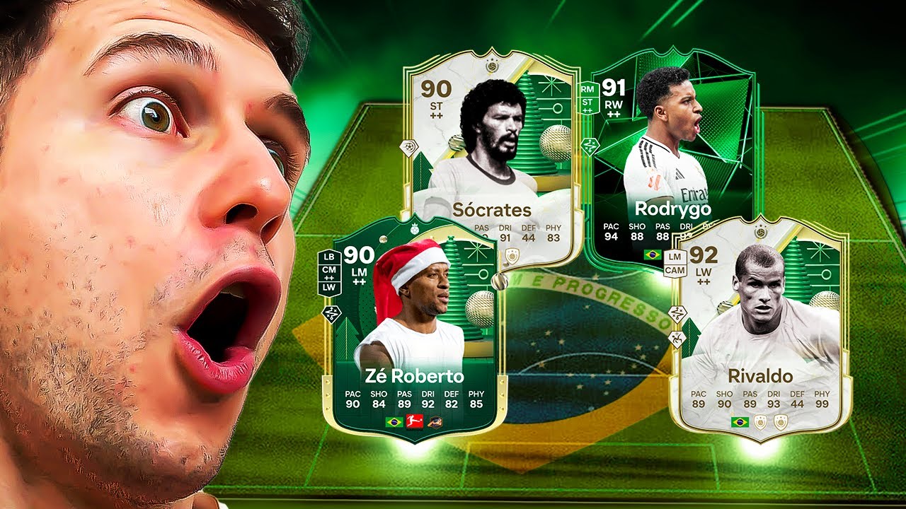 NOSSO TIME BRASILEIRO ESTÁ INSANO 🔥🔥 TROUXE AS MELHORES CARTAS ATUAIS 🔥🔥 EA FC 25 ULTIMATE TEAM