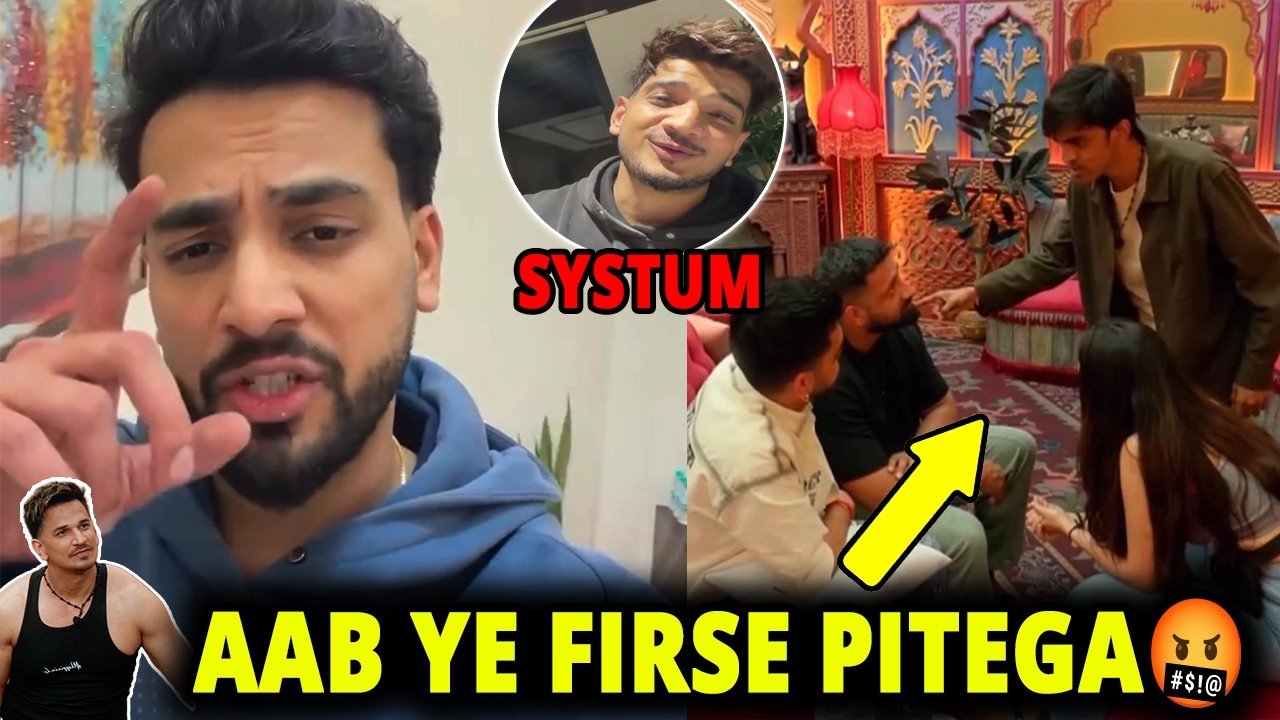 OMG🤯- Elvish Yadav Gets Angry at Maxtern Again Over Fake Allegations In The 50 Show