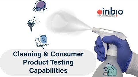 InBio Cleaning & Consumer Product Testing