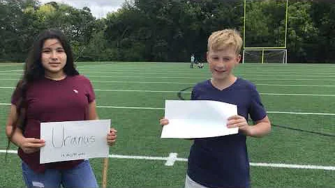 Scale of the Solar System on a Football Field