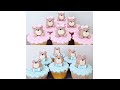 Como fazer Cupcake Chá Revelação tema Urso