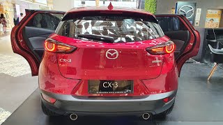 New 2023 Mazda CX-3 SPORT 1.5L (Soul Red Crystal Metallic) - In-Depth Walkaround Exterior & Interior