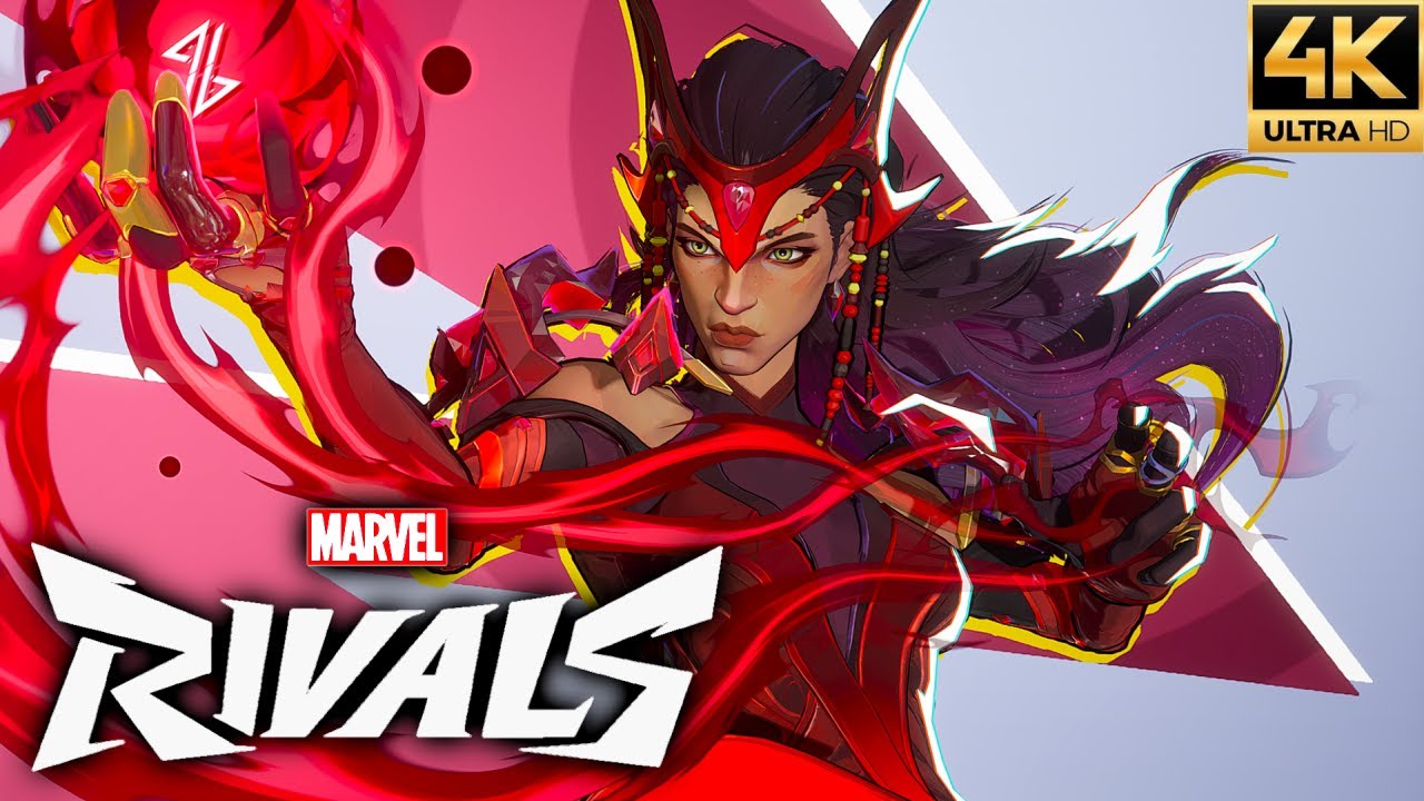 Marvel Rivals - Scarlet Witch (Chaos Gown Skin) Full Game Gameplay (4K 60FPS)